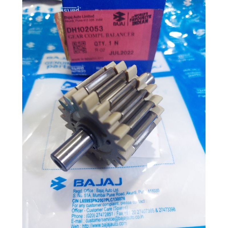 Gear BALANCER SET PULSAR 180/200/220 ORIGINAL BAJAJ | Shopee Philippines