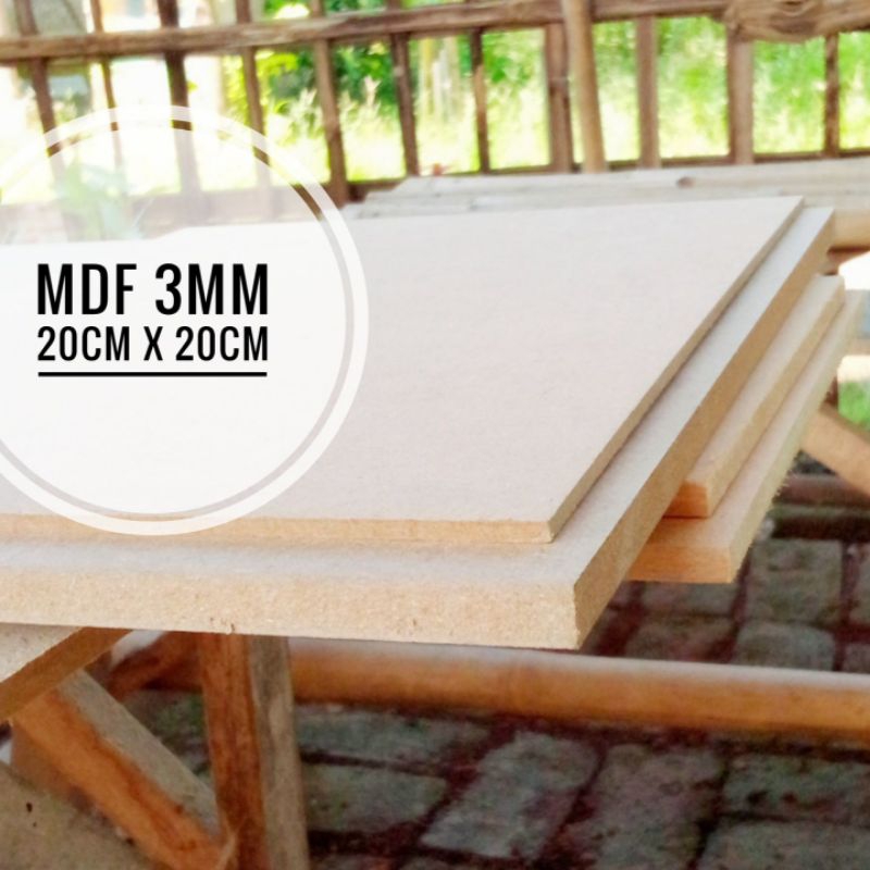 KAYU 3mm Thick mdf Board Wood Size 20x20cm Shopee Philippines