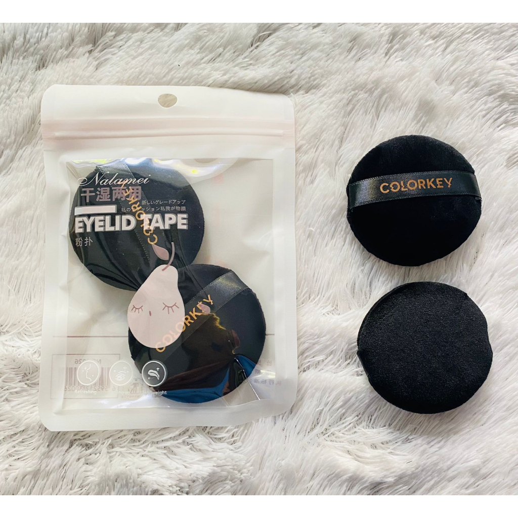 SPONGE | PREMIUM LOOSE POWDER PUFF CONTAINS 2 CHY MCN DNK | Shopee ...