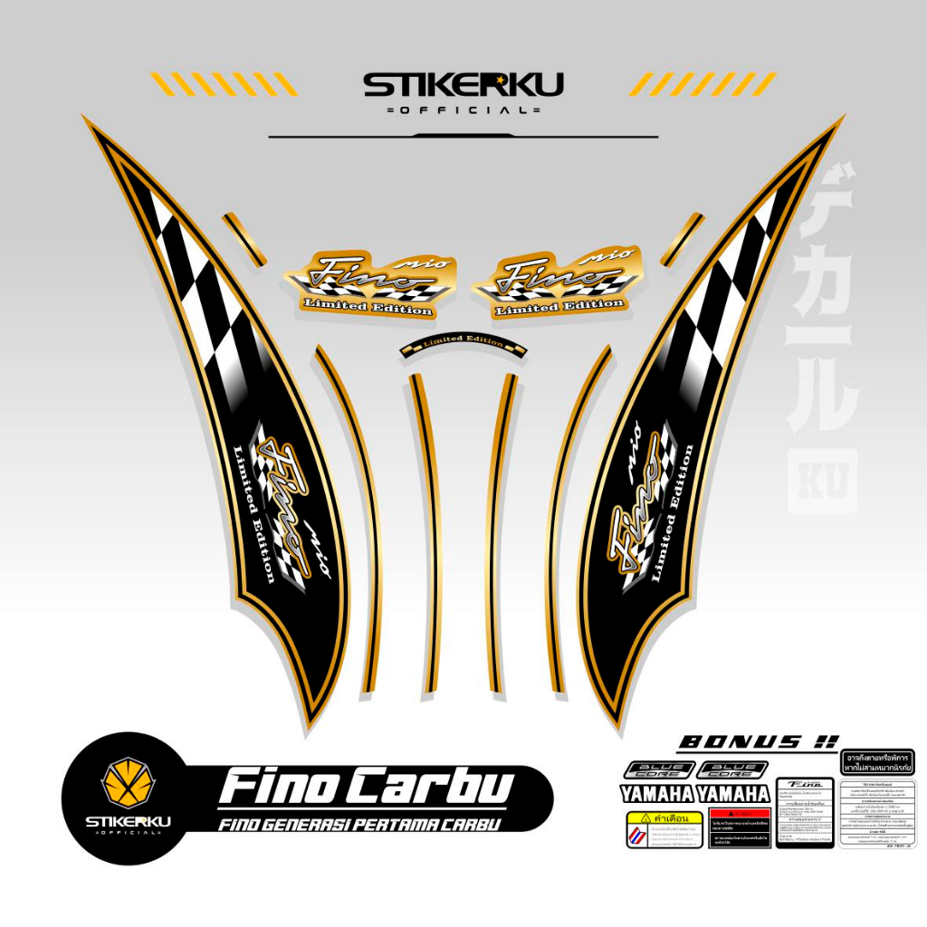 Stripping FINO Carb MOTIF 40/FINO OLD// FINO Carb Sticker/FINO Carb
