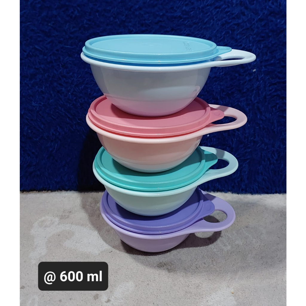 That's a Bowl Tupperware 600ml pastel color (unit price) | Shopee ...