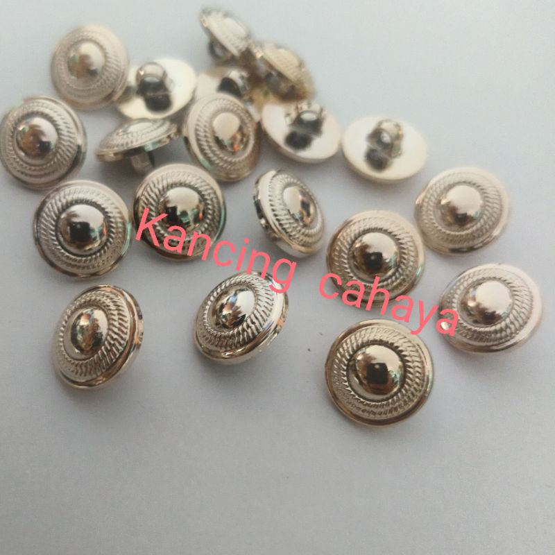 144pcs Decorative Clothes Buttons Katanglo Mushroom Plain rose gold ...