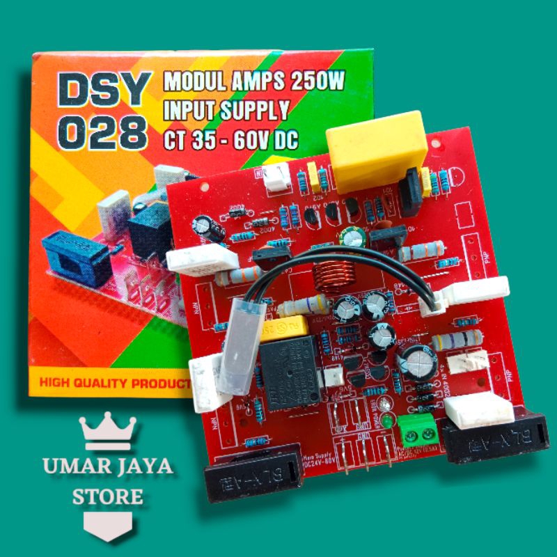 Amps module kit 250 watt dsy 028 input suply ct 35-60v dc | Shopee ...