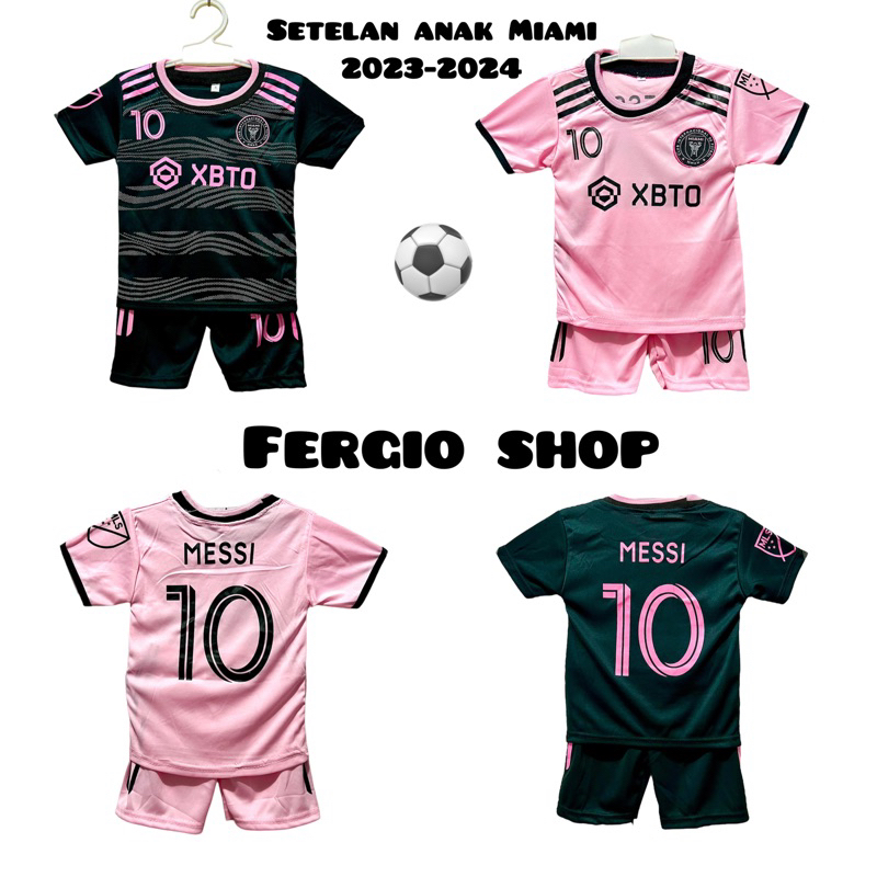 Miami messi Children's Soccer Suits/Miami's Latest Children's Soccer