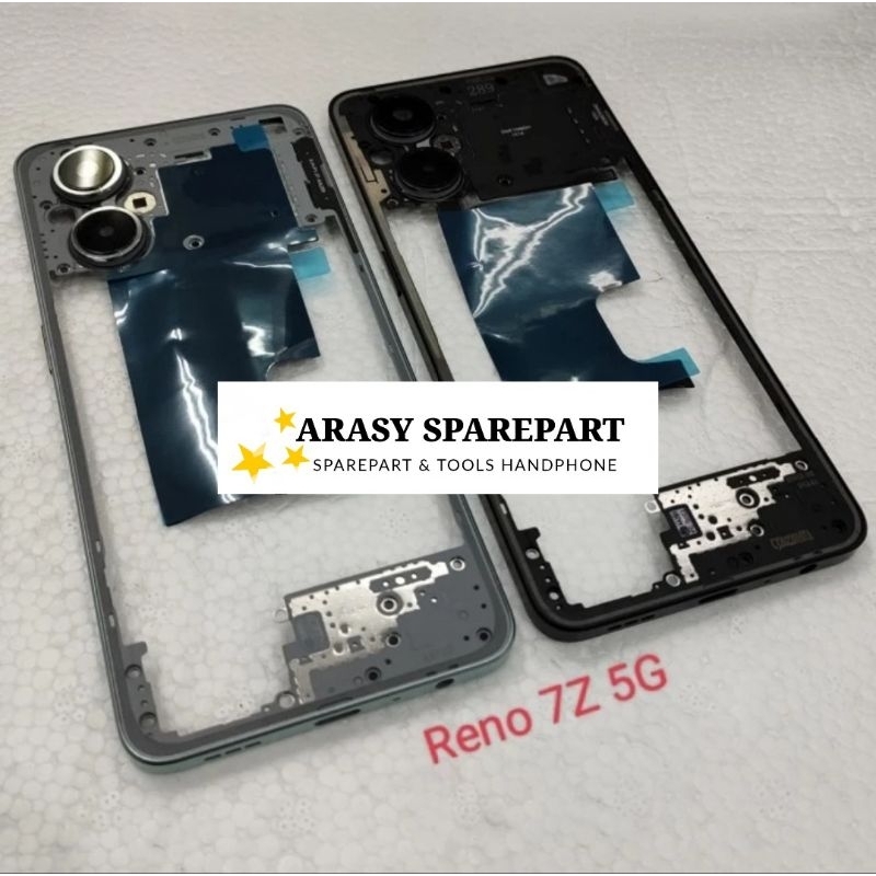 MESIN Original Oppo Reno 7z 5g Bazel Engine Cover Side Frame | Shopee ...