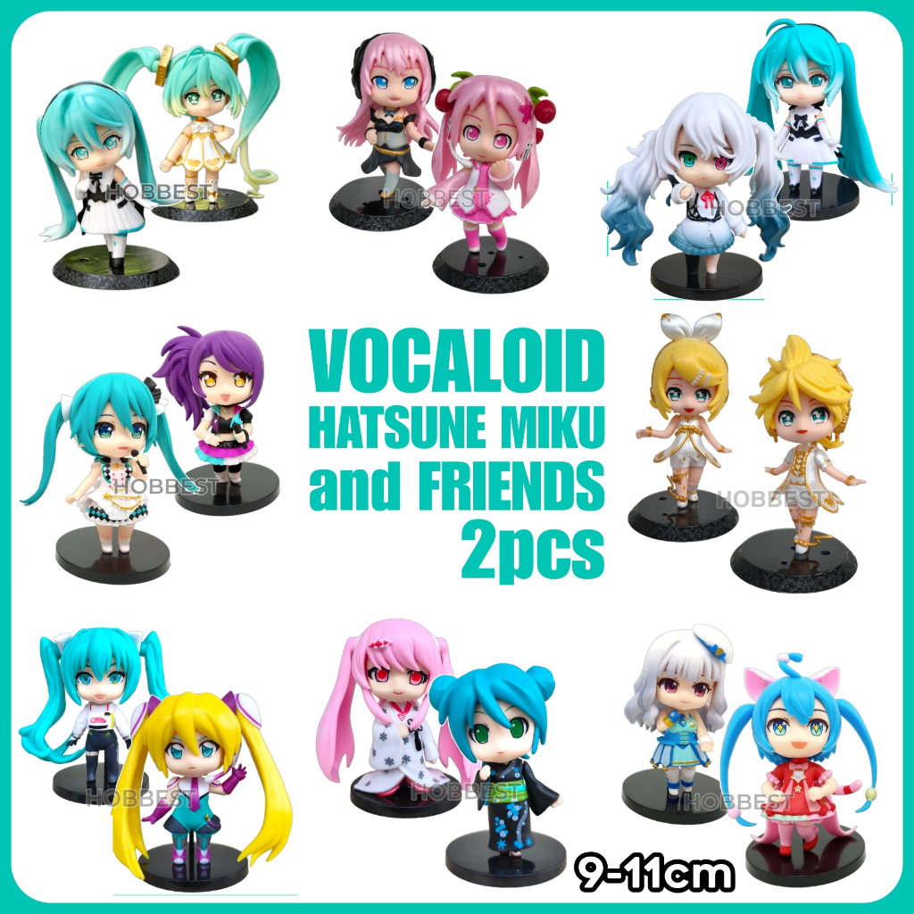 Vocaloid HATSUNE MIKU x FRIENDS Action Figure contains 2 pcs ...