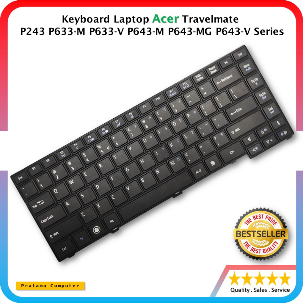 Acer Travelmate P243 laptop Keyboard P633-M P633-V P643-M P643-MG P643 ...