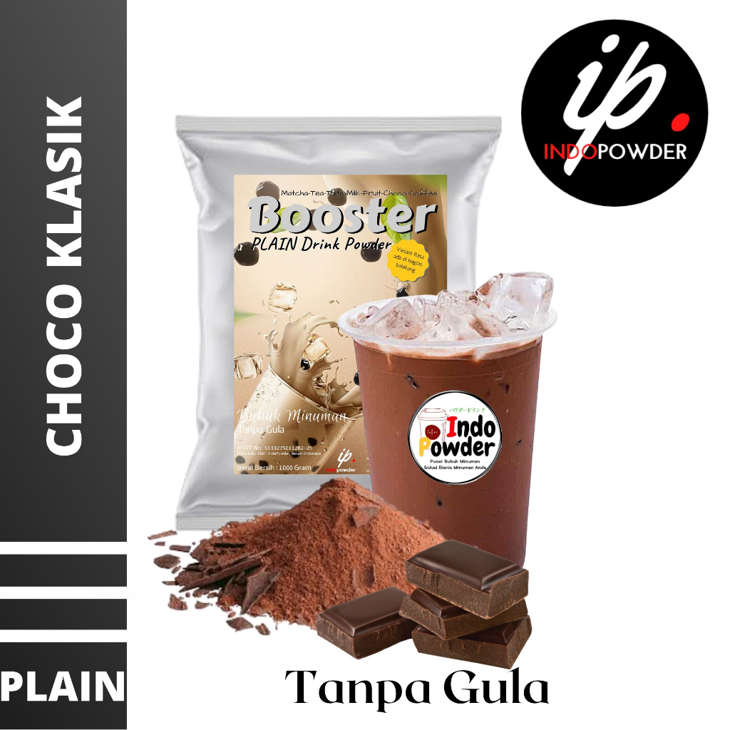 PLAIN CLASSIC CHOCO Drink Powder 1Kg - WITHOUT SUGAR - CLASSIC CHOCO ...