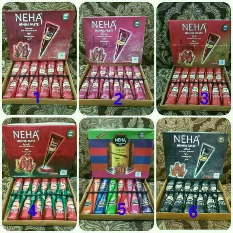 NEHA HENNA COLOR PASTE | Shopee Philippines