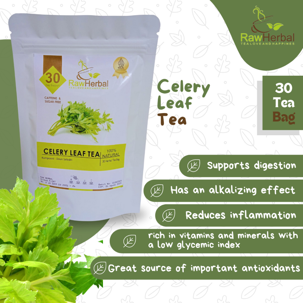 Celery LEAF TEA PURE CELERY LEAVES/CELERY LEAF TEA (30 TEA BAG