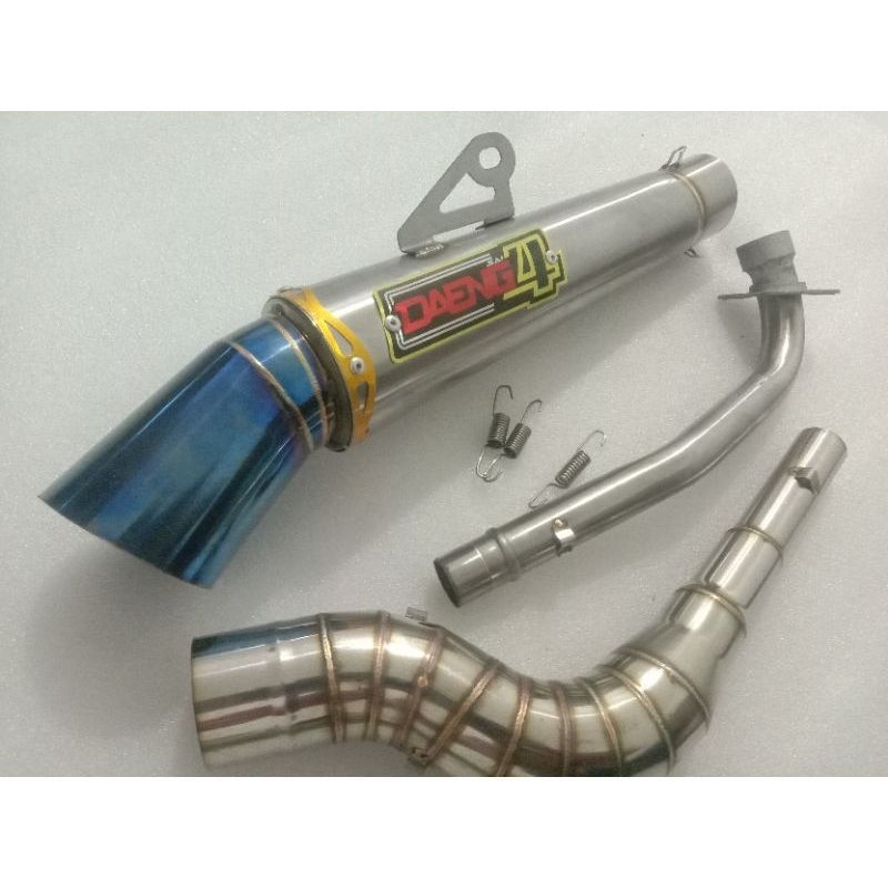 Daeng Sai4 Conical Exhaust Pipe Xrm 125 Wave 100110115 Fury 125 Smash Raider J 115 Rs125 Wave 1157