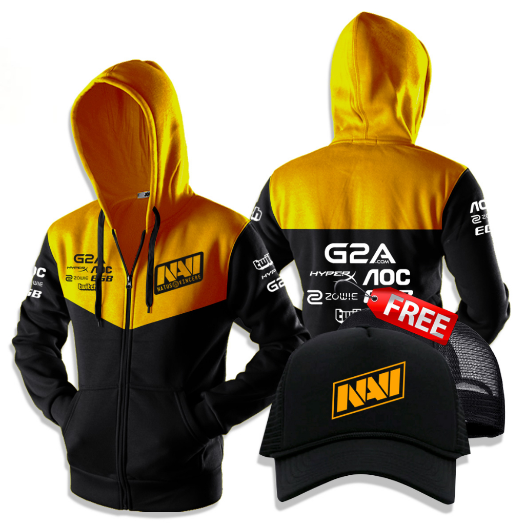 Natus Vincere Gaming Team Jacket All Sizes - S M L XL XXL Shopee