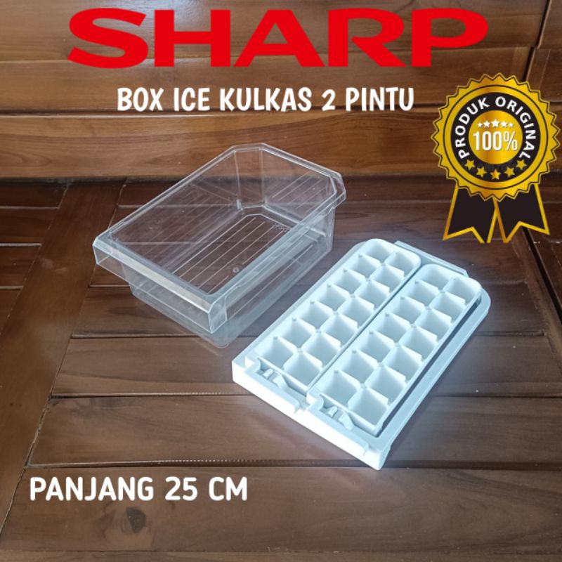 ICE MAKER RACK & ICE STORAGE BOX SHARP 2-DOOR REFRIGERATOR 25cm LENGTH ...