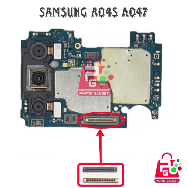 Mainboard Connector Samsung A04S A047 Socket Connector Fpc Sub Board