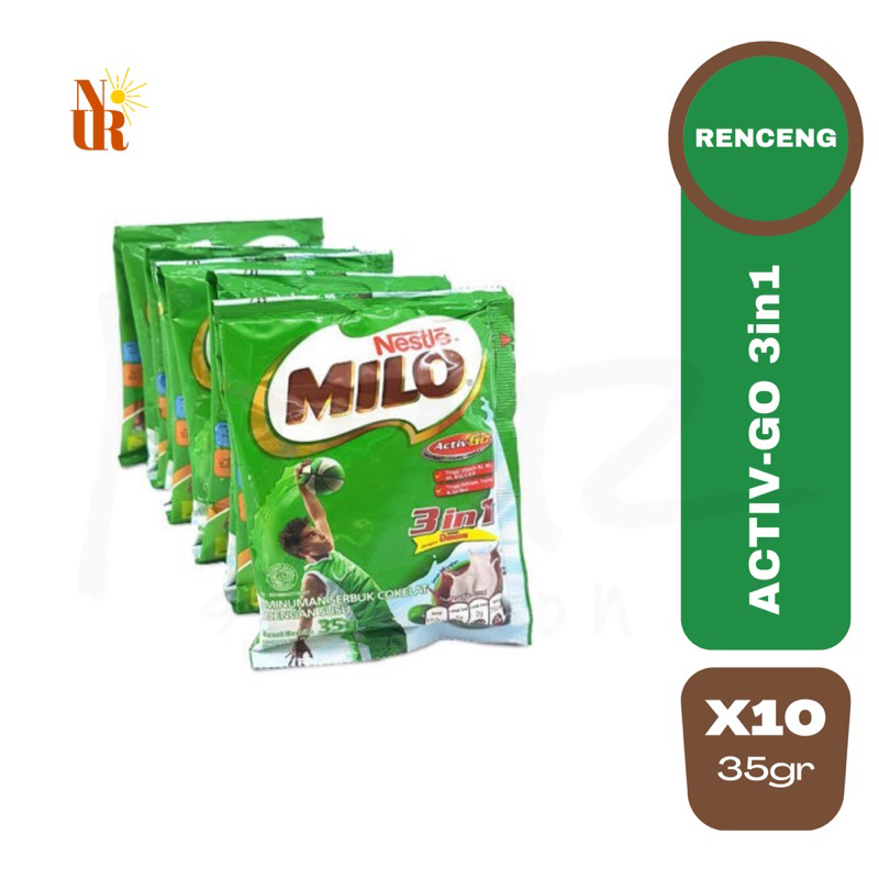 Nestle Milo Activ Go 3in1 10x35gr Mecca Shopee Philippines 5182