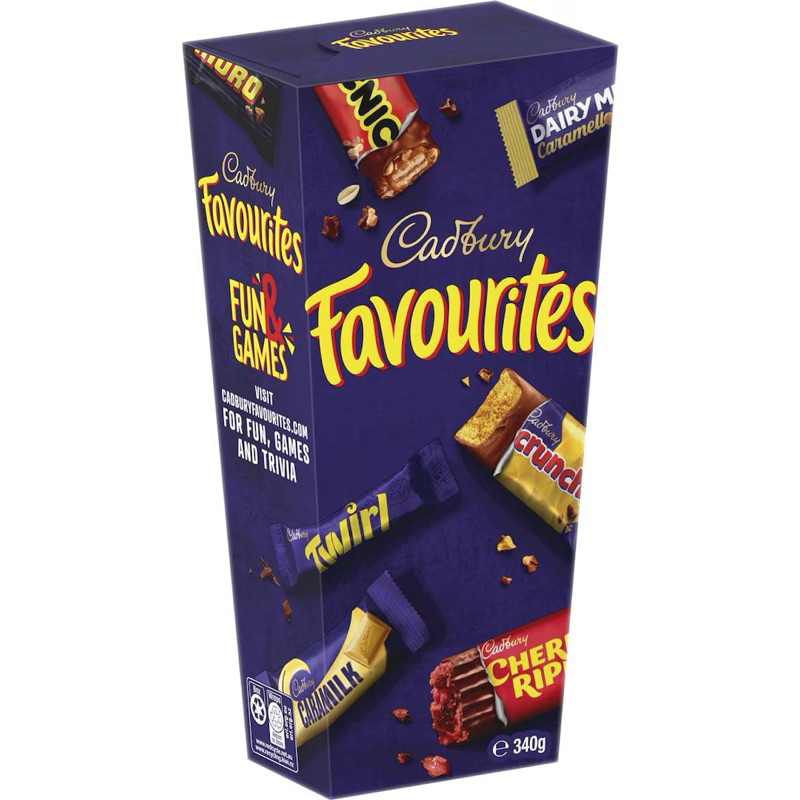 Cadbury Favourites Boxed Chocolate Share Pack 340g - Australia | Shopee ...