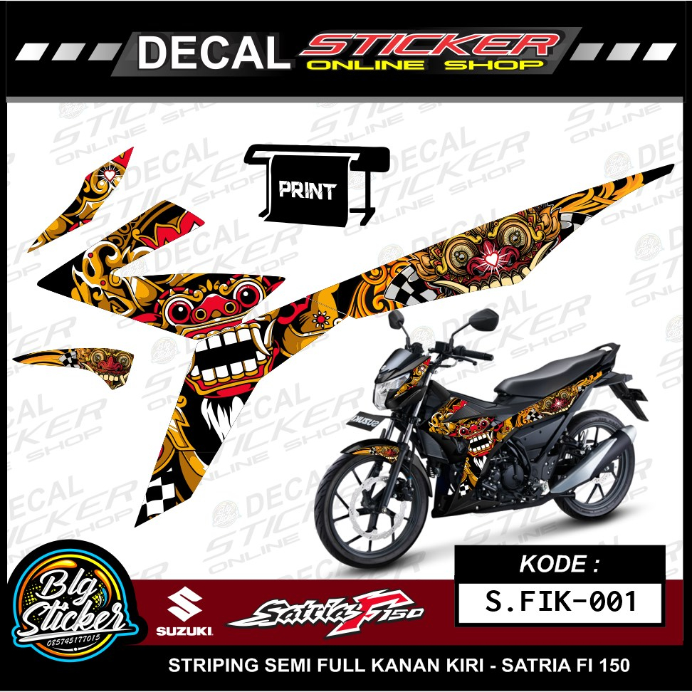 (ready to send) suzuki satria Fi 150 striping sticker | Shopee Philippines