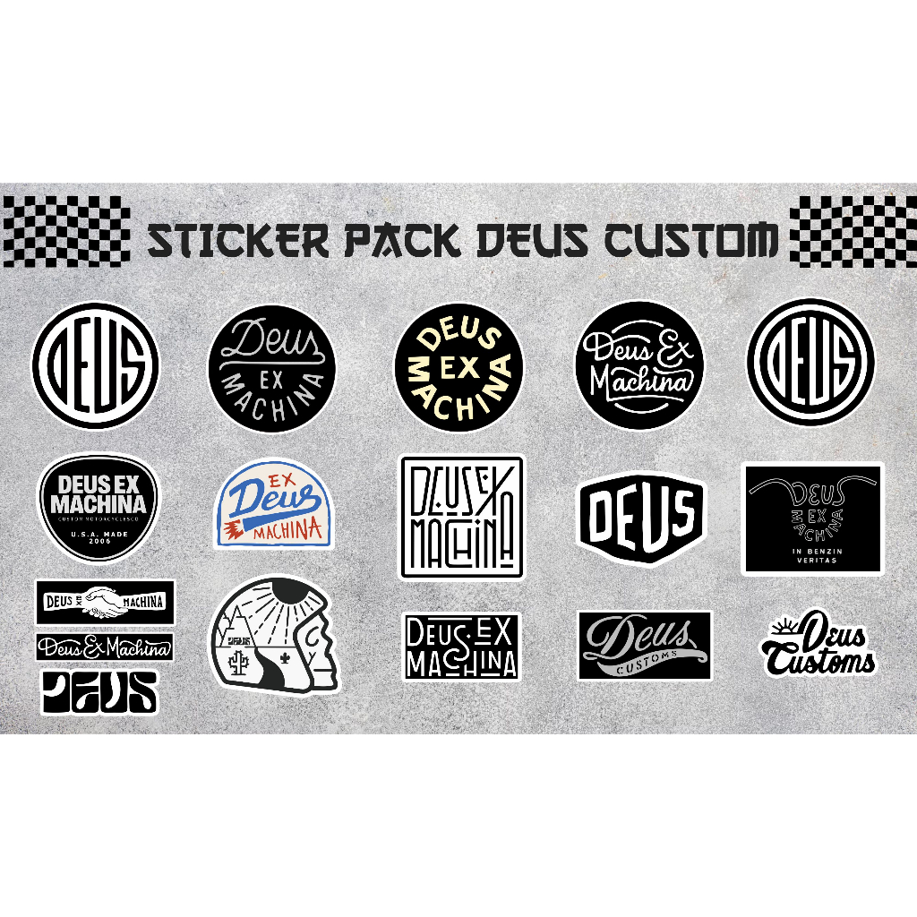 CUSTOM DEUS STICKER PACK | DEUS EX MACHINA AESTHETIC STICKER ...