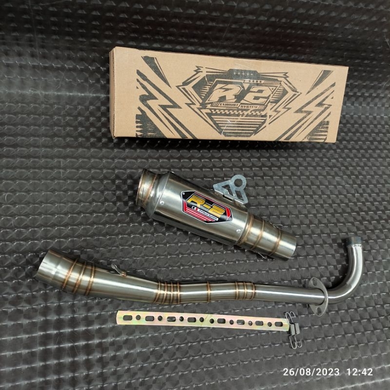 Dragbike R2 MUFFLER Exhaust 110cc135cccc Standrt Installation VEGA JUPITER Z SMASH SHOGUN GRAND