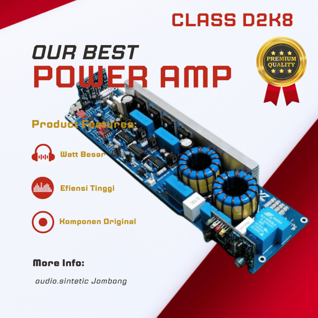 Class D D2K8 Fullbridge Tiger 2800 kit Power Amplifier 2800watt || Good ...