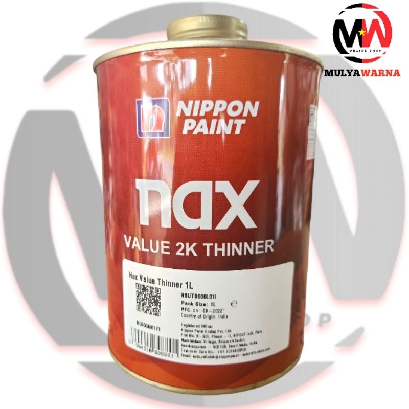 Thinner NAX VALUE 2K 1LITER NIPPON PAINT Shopee Philippines