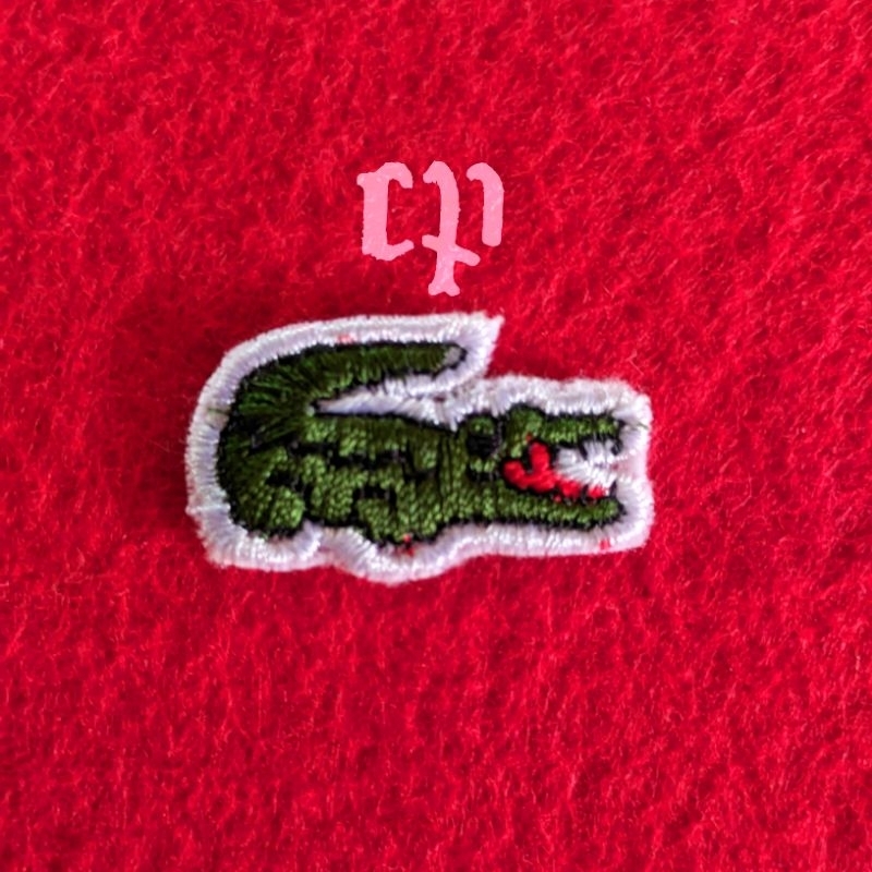 Clothes Patch Lacoste Logo badge emblem Embroidery Patch Shopee Philippines