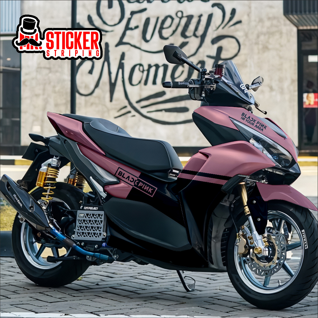 Yamaha Aerox connected Aerox vva full body custom sticker free decal ...