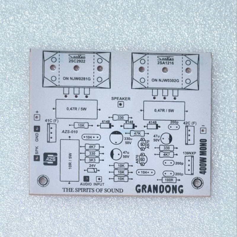 Pcb Power Amplifier Safari 400W Mono Grandong EL 015 | Shopee Philippines