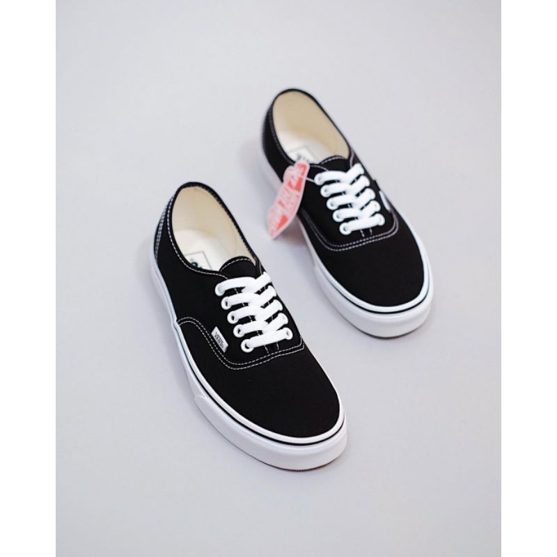 HITAM PUTIH Authentic Black And White VANS Shoes/Men's And Women's