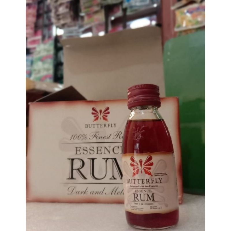 Essence RUM Rasa RUM BUTTERFLY 60ml kuepu Shopee Philippines