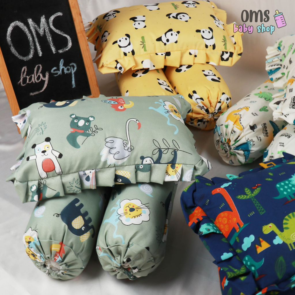 Free TAS MIKA - Baby Bolster Pillow Full Set Character by OMSbabyshop ...