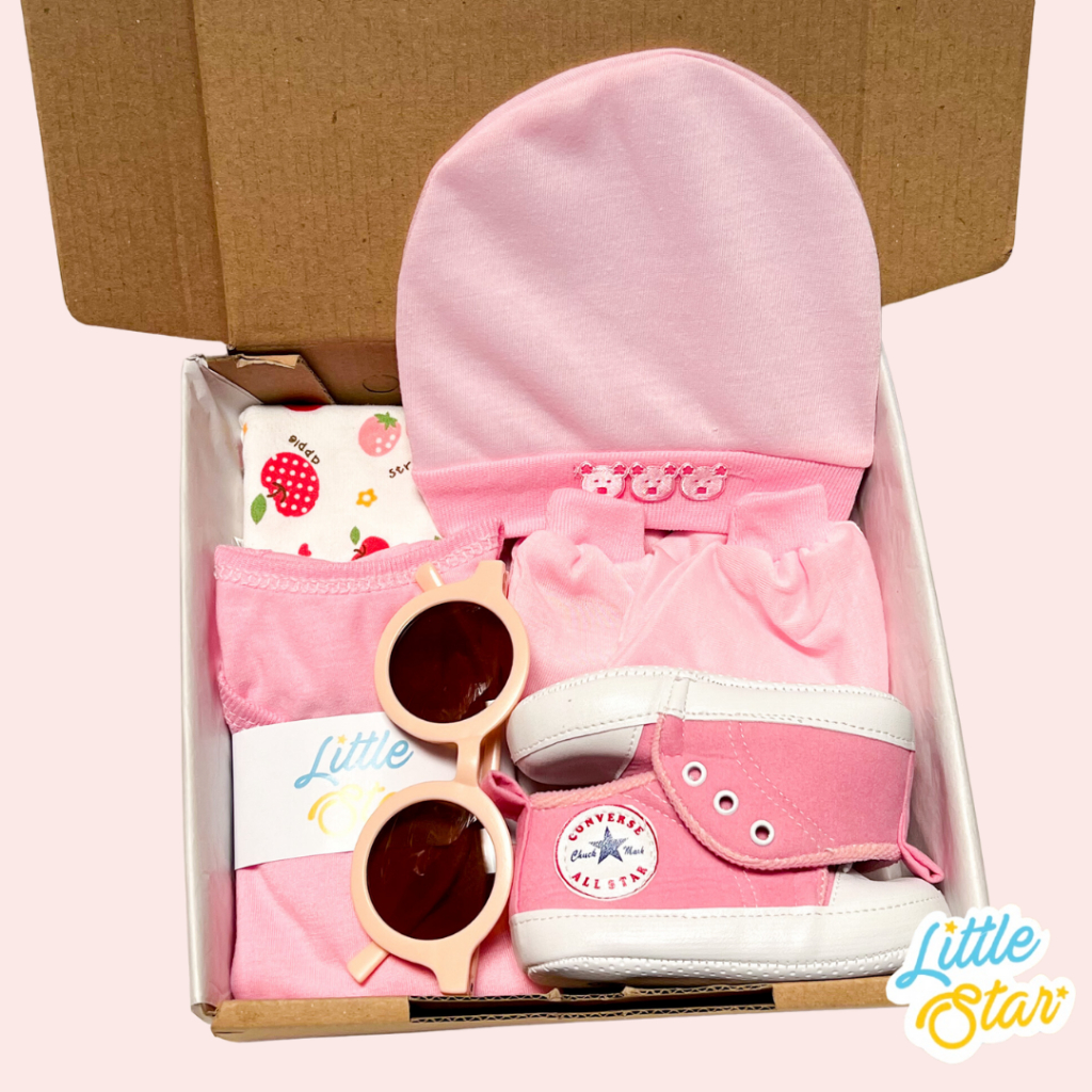 Ls 6in1 Hampers Baby Newborn Gift Set Gift Set Premium Newborn Baby