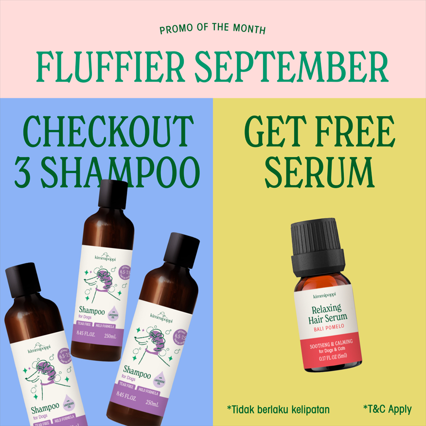 SAMPO Kimmipoppi Buy 3 Dog Shampoo FREE 1 Relaxing Hair Serum Bali