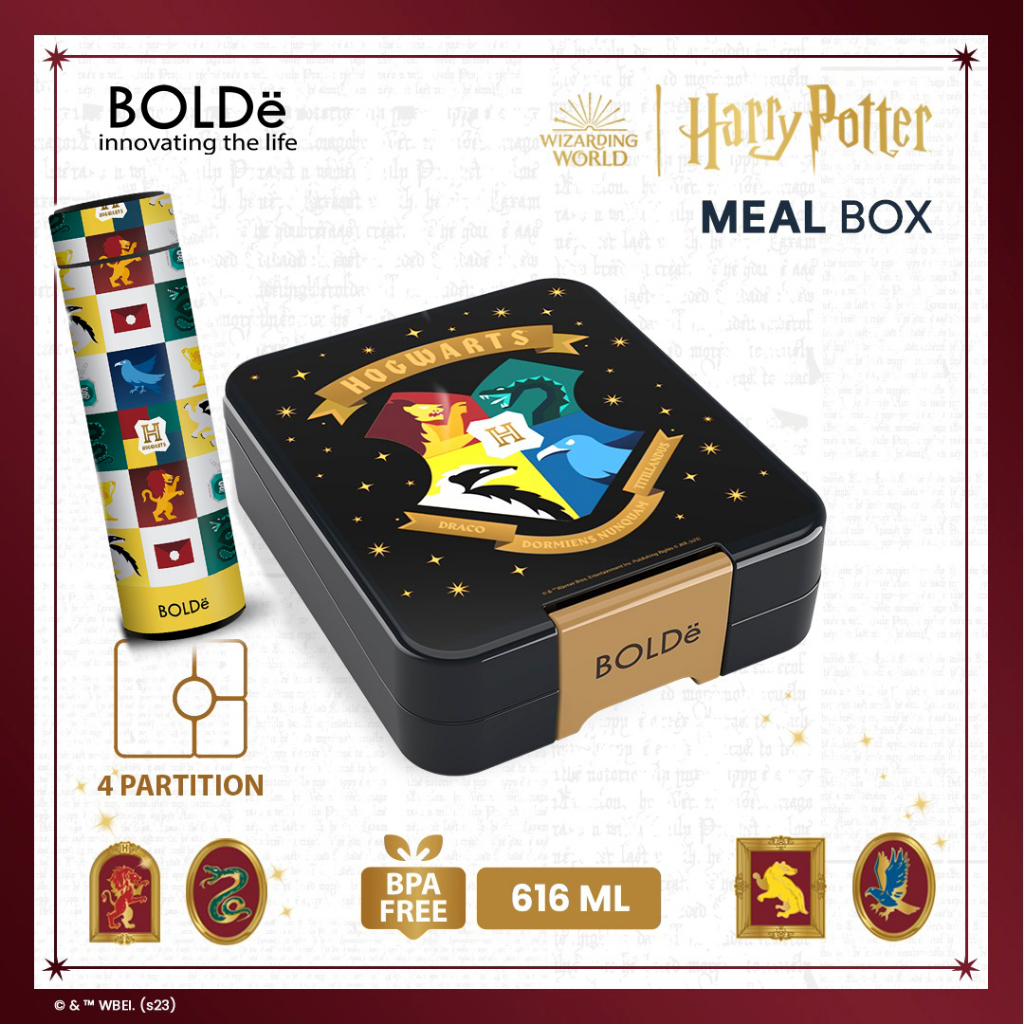 Bundling BOLDe SET MEAL Box HARRY POTTER EDITION (Lunch Box / Lunch Box ...