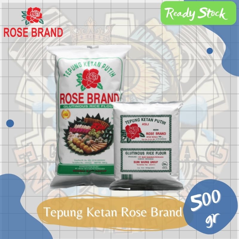 Rose BRAND Glutinous Rice Flour 500g | Shopee Philippines