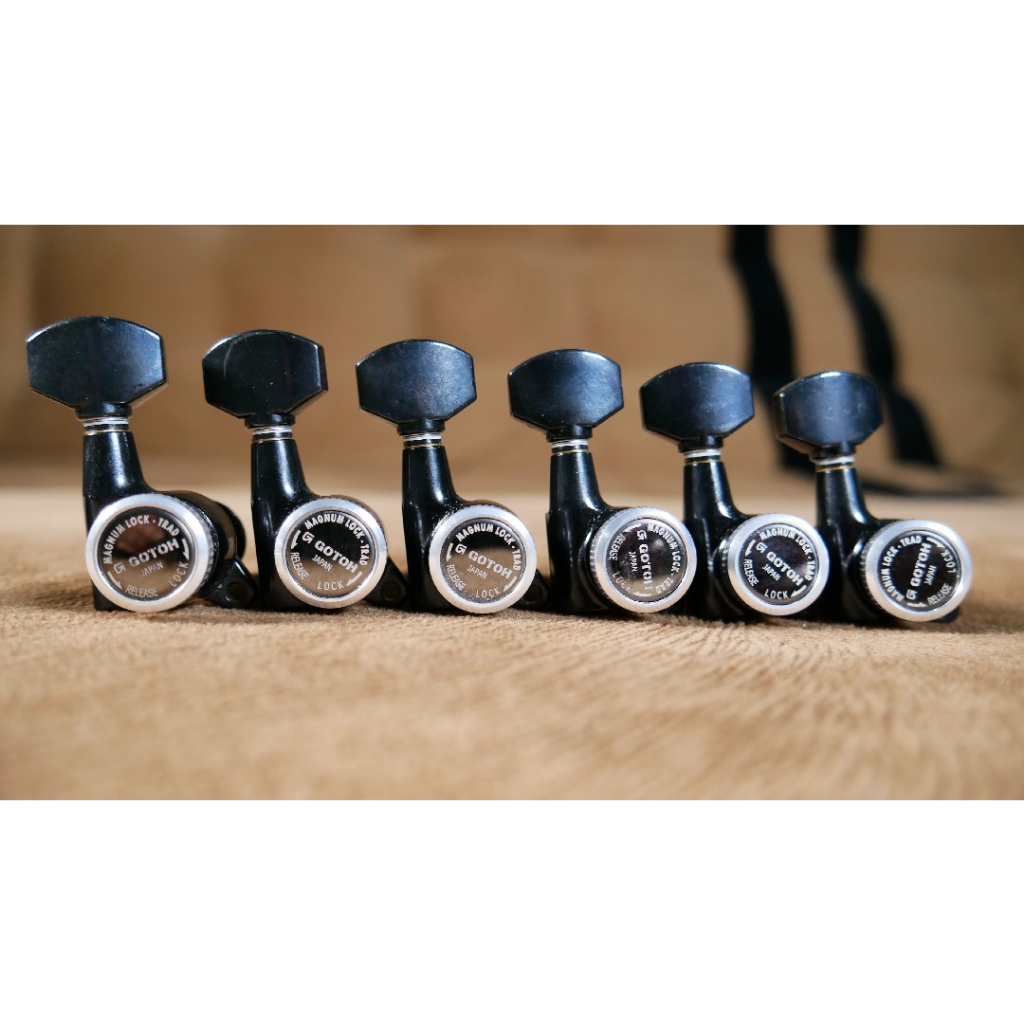 Guitar dryer tuning machine gotoh locking tuner black original japan ...