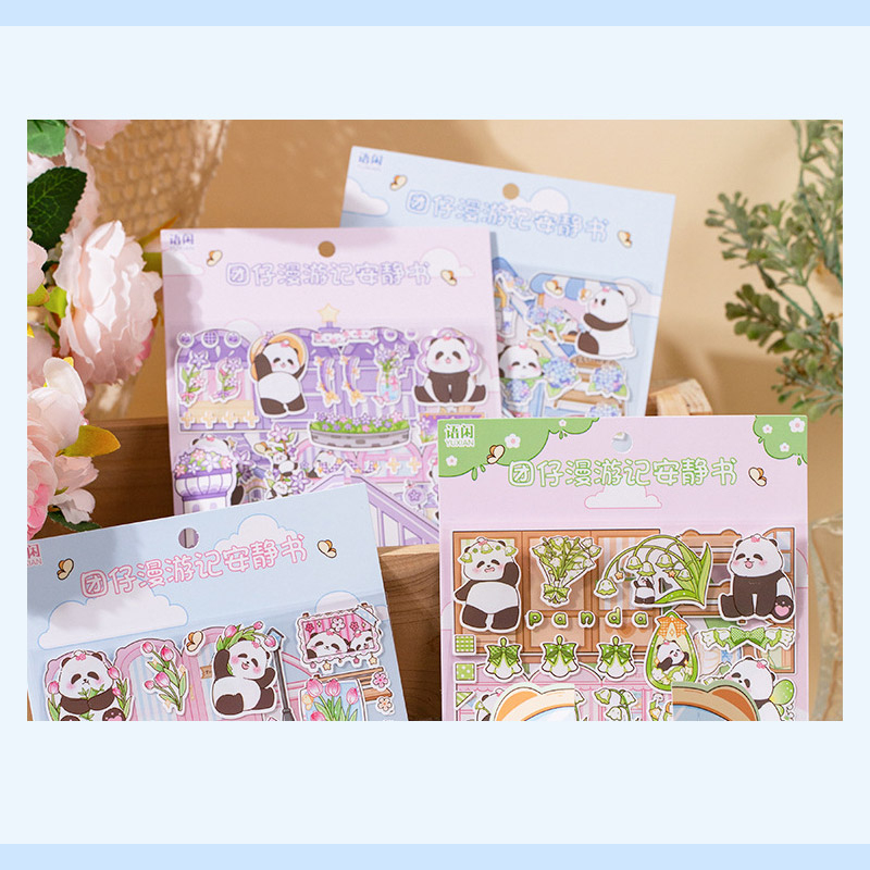 PANDA GARDEN HOUSE DIY SCENE BOOK STICKERS | Shopee Philippines