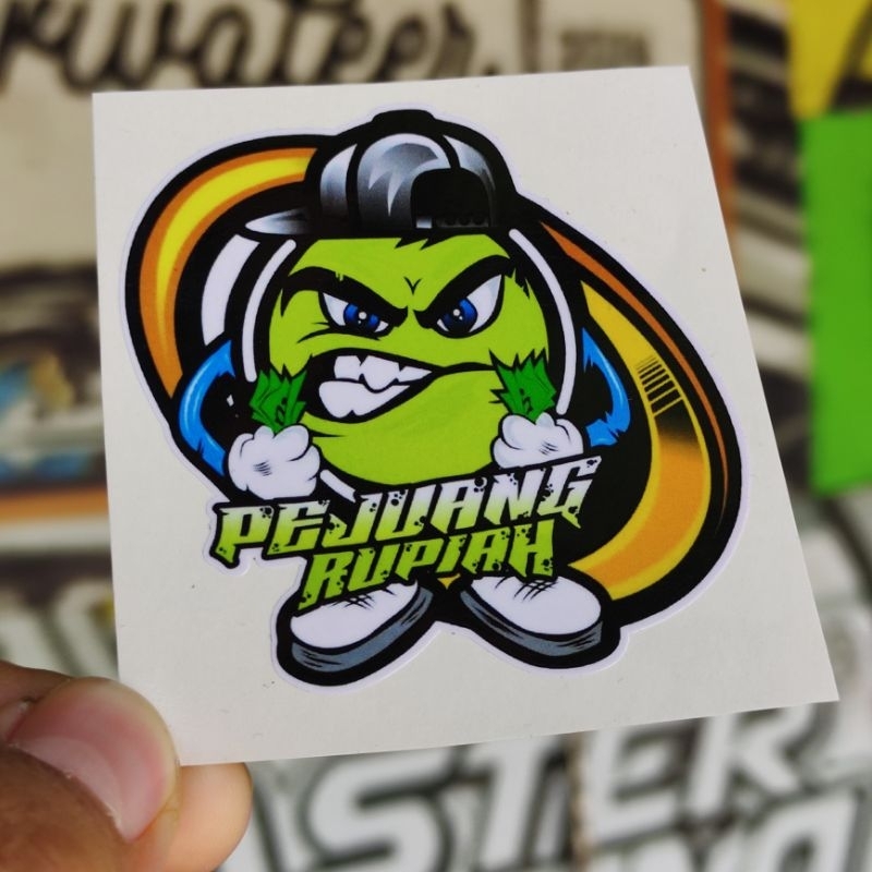Rupiah Fighter Sticker (New GLOSSY) | Shopee Philippines