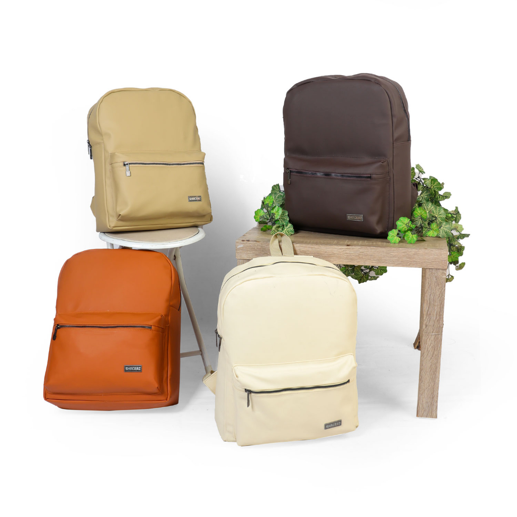 Basic Leather Backpack Leather Backpack School Boys Girls Newest Elementary Middle School High