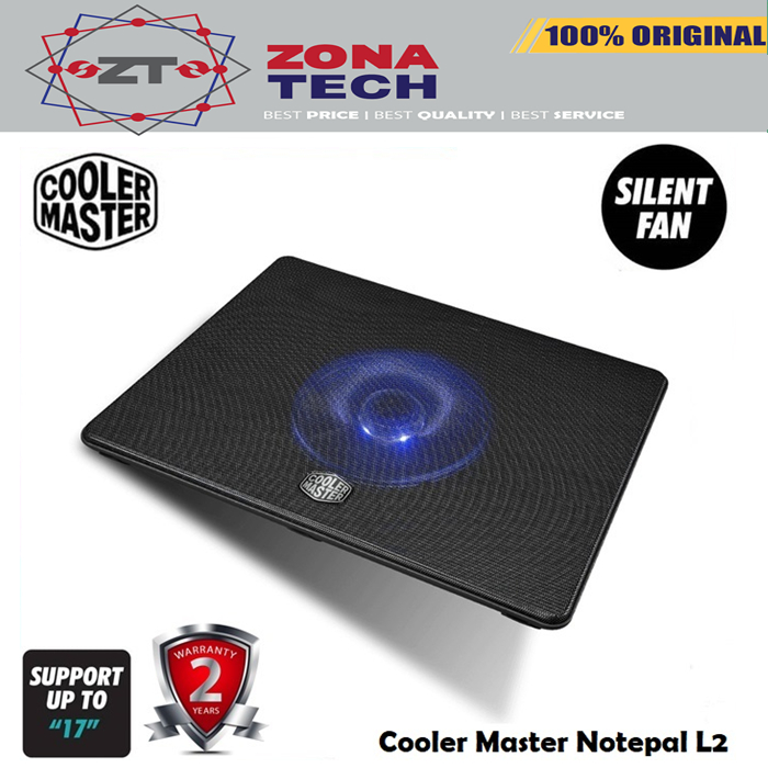 Cooler Master Notepal L2 | Notebook Cooler Fan | Cooling Pad | Laptop ...