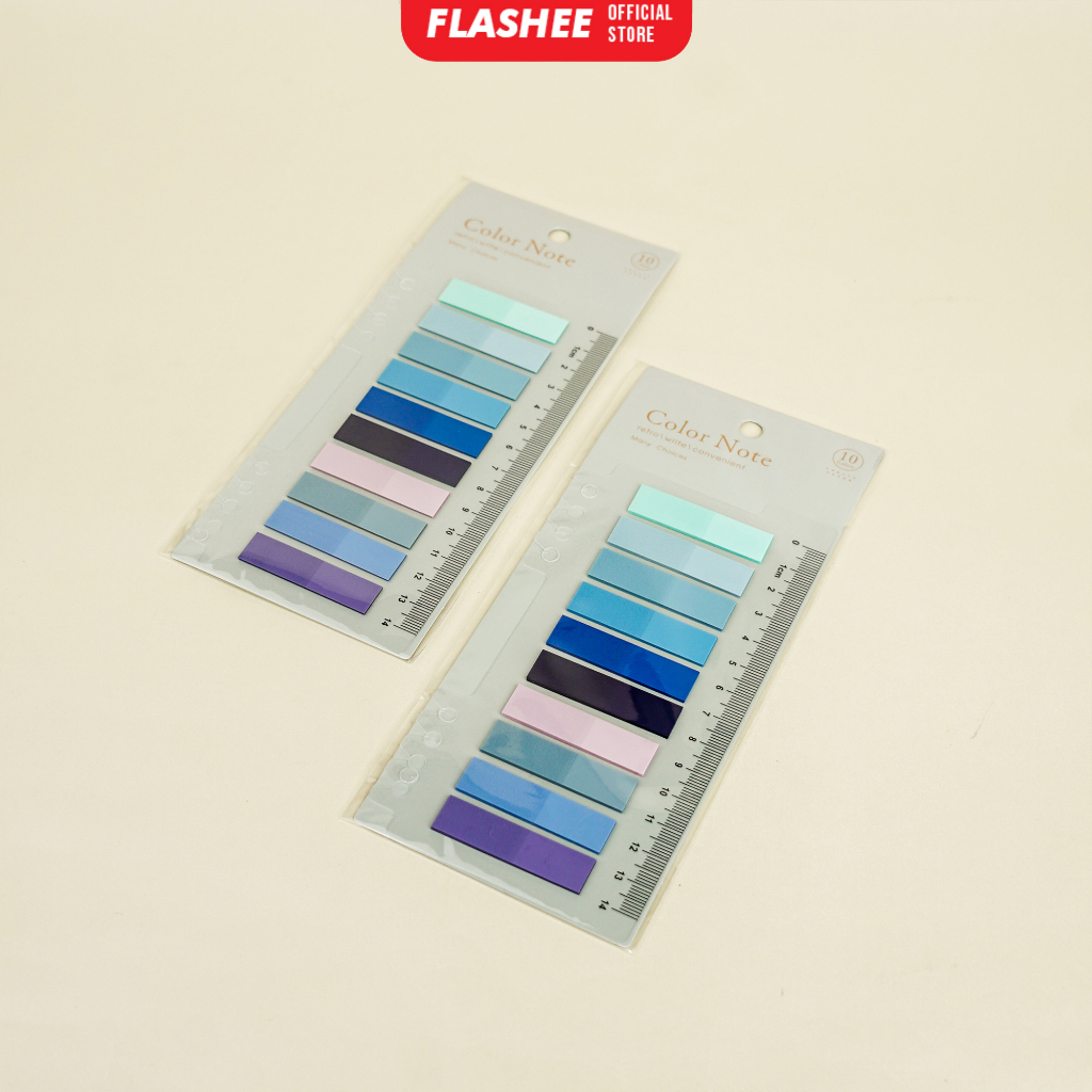Flashee Sticky Notes Color Aesthetic Sticky Memos Contains 10 Colors ...