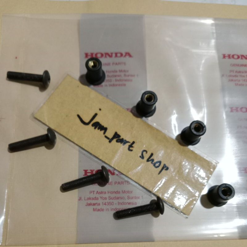 Honda cbr150r cb150r led cbr250rr pcx adv visor Bolt Nut set Shopee Philippines