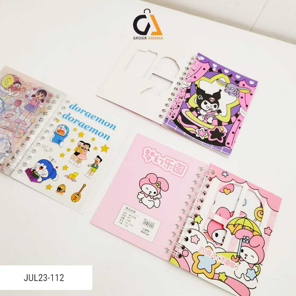 20 Sheets Of Sanrio Kuromi SERIES Disney Character Binder Ring Stickers Shopee Philippines