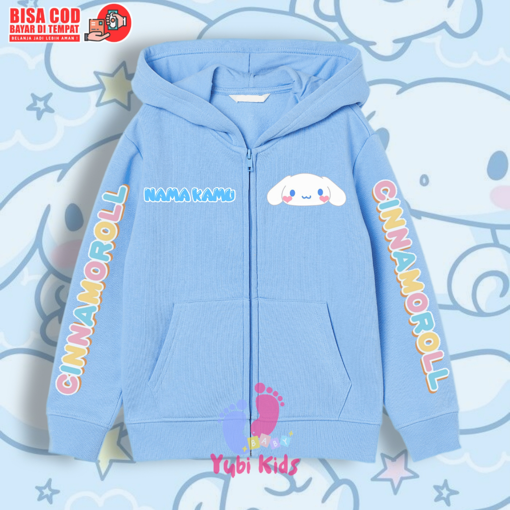 Cinnamoroll Children's Zipper Hoodie/Cinnamoroll Children's Hoodie