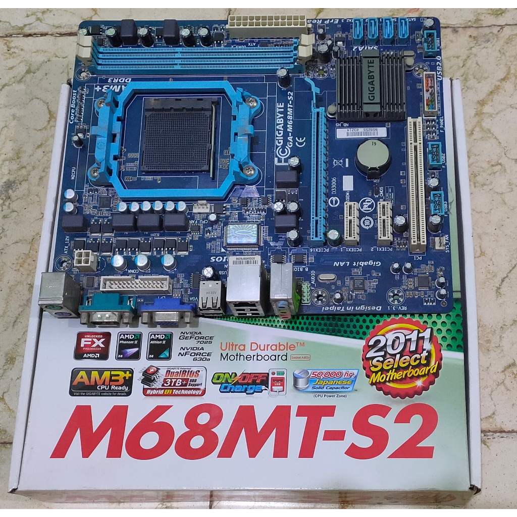 Motherboard Gigabyte M68MT-S2 dual bios USB3 mainboard AM3+ support FX ...
