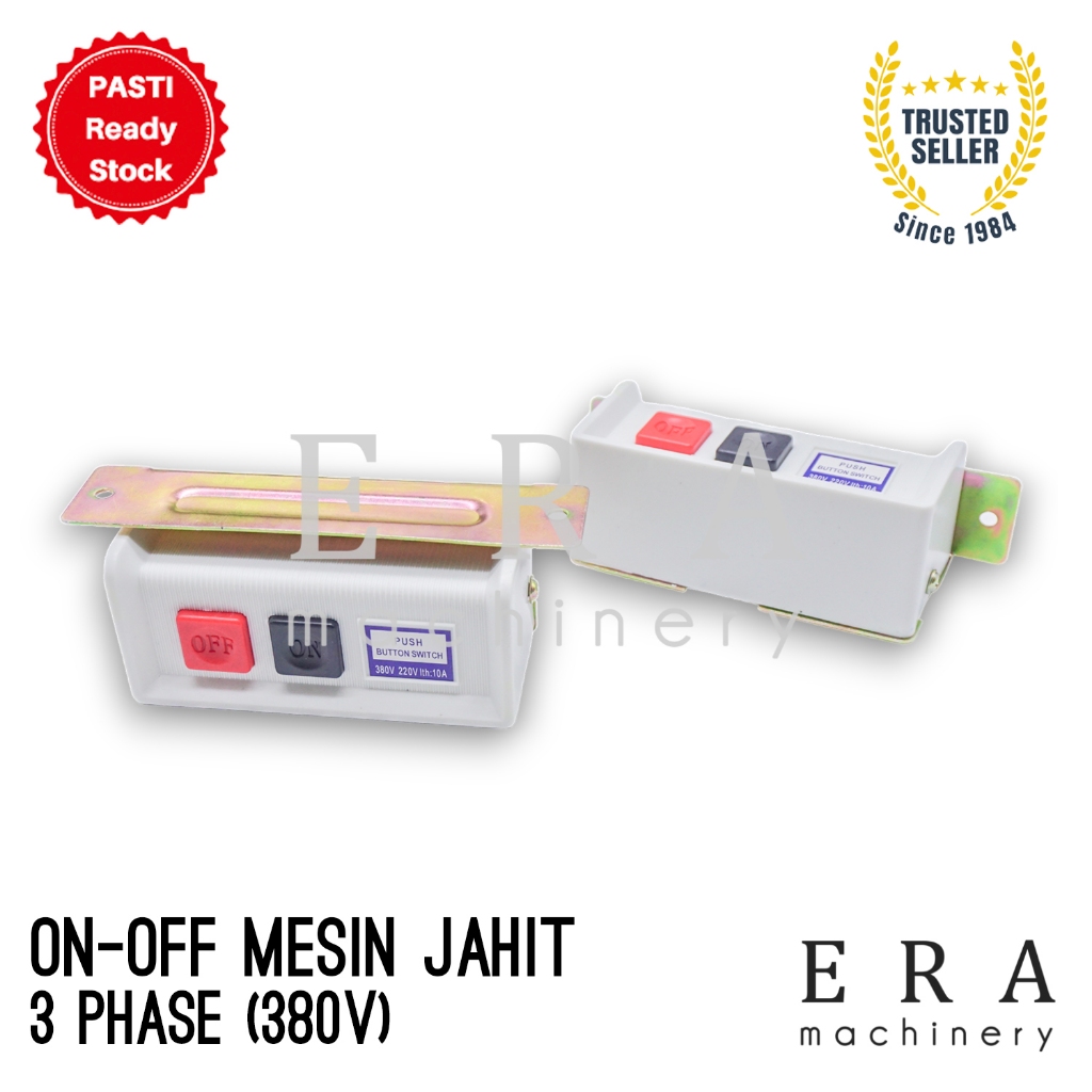 MESIN 3 Phase 380V Sewing Machine On Off Switch 3P Pass Industrial ...