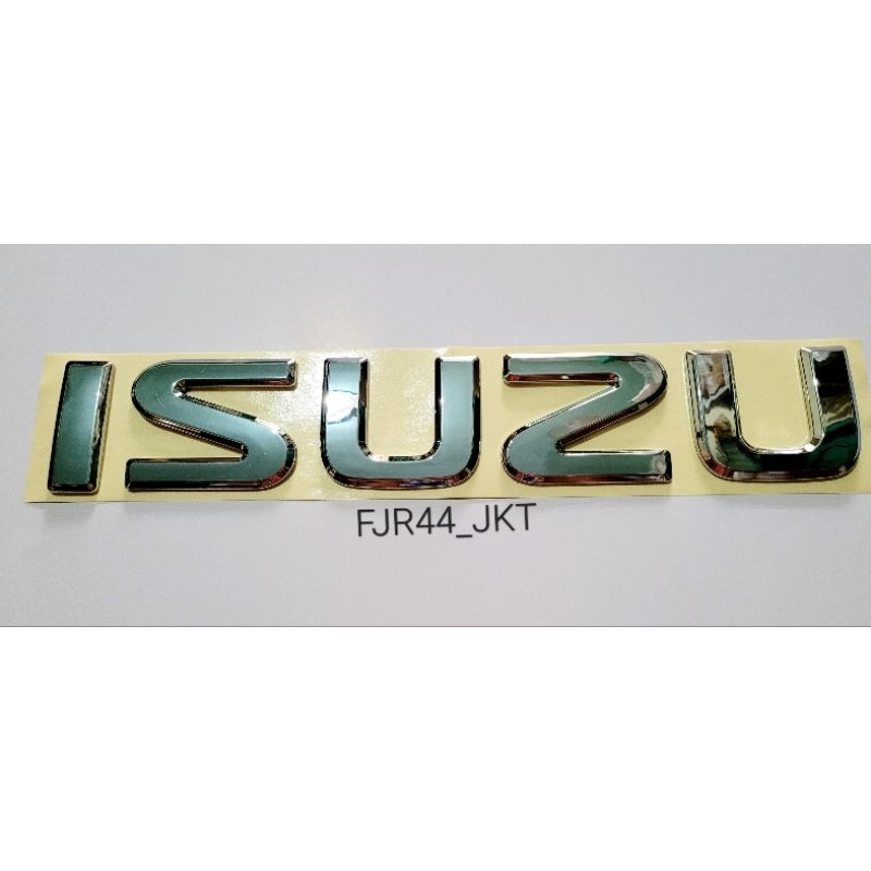 Isuzu Truck Elf Logo Emblem Front Cabin Isuzu Elf Chrome Emblem Logo Isuzu Elf Nkr Nhr Emblem