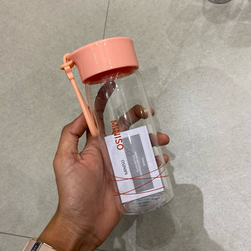 Miniso Glass Bottle/miniso Tumbler/miniso Drinking Bottle | Shopee ...