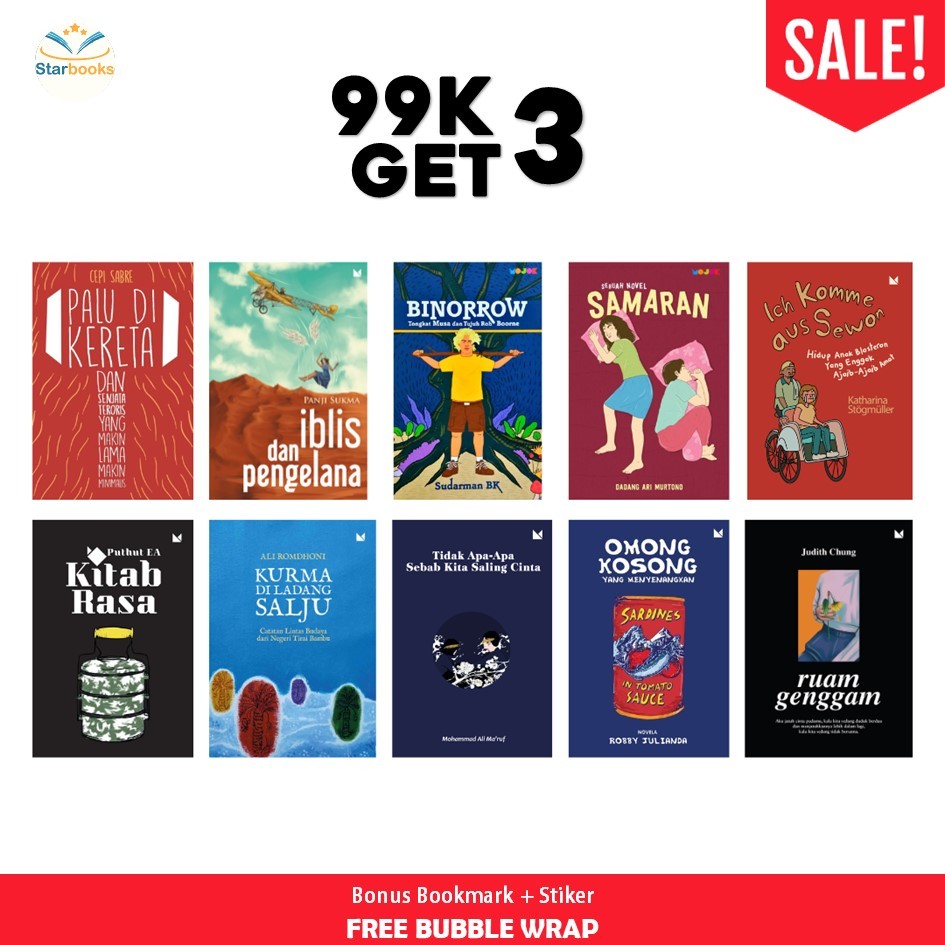 99RB GET 3 MOJOK BOOKS - NOVEMBER | Shopee Philippines