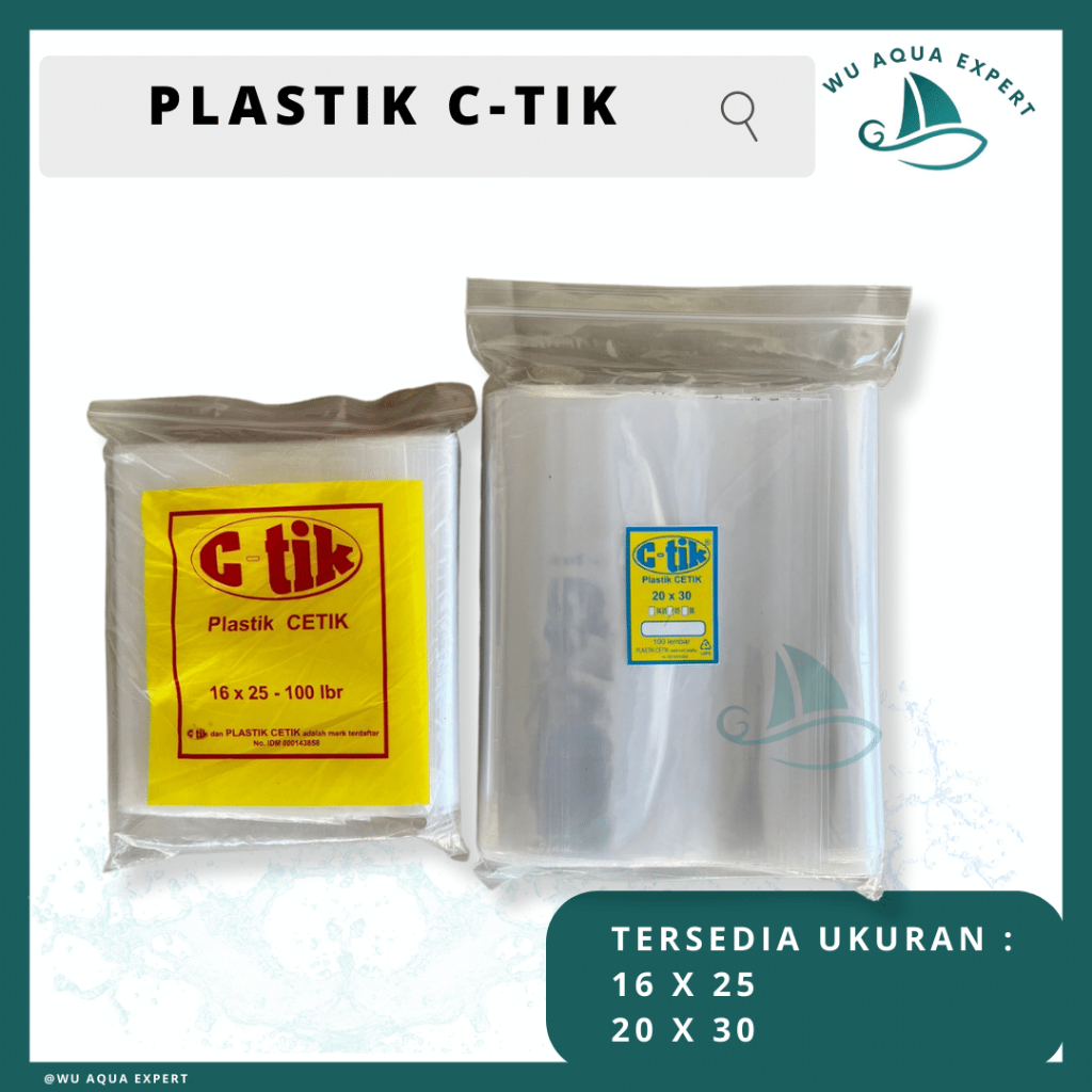 Clear C-TIK Clip Plastic Ziplock Plastic Bag Clear Transparent Plastic ...